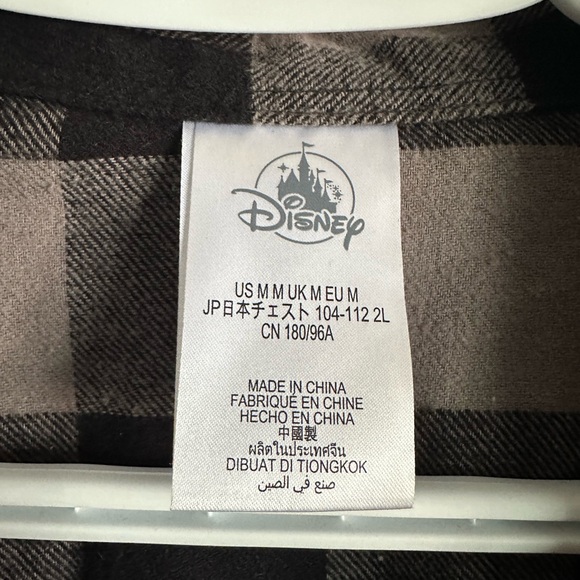 Disney Halloween Plaid button up - Picture 4 of 7